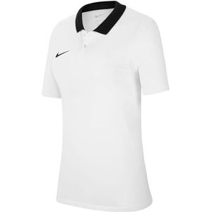 Nike Dames Short Sleeve Polo W Nk Df Park20 Polo Ss, Wit/Zwart/Zwart., CW6965-100, L