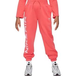Nike FD2957-648 G NSW Club FLC Air Pnt sportbroek meisjes LT Fusion Red/Med Soft Pink maat S, LT Fusion Red/Med Soft Pink, S