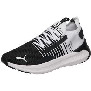 PUMA Unisex SOFTRIDE Symmetry FUZION Road Running Schoen, Zwart-Cool Donkergrijs Wit, 3.5 UK, Puma Zwart Cool Donkergrijs PUMA Wit, 36 EU