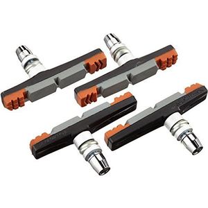 XLC remschoenen Cartridge V-Brake BS-V10 set van 4 72 mm, carbonlook