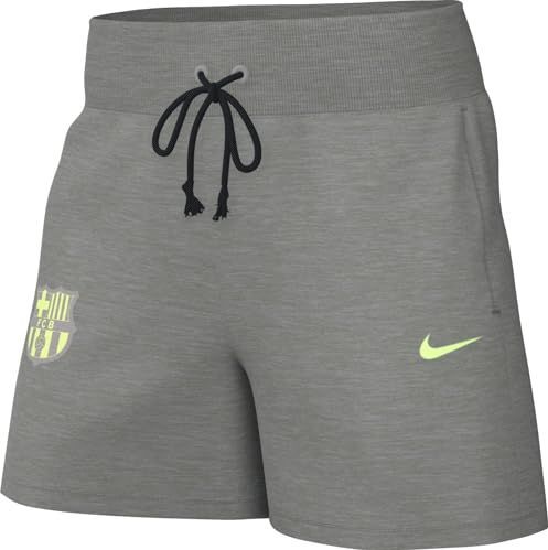Nike - FCB W NSW Phnx FLC Hr Short - Korte Broeken - Donkergrijs