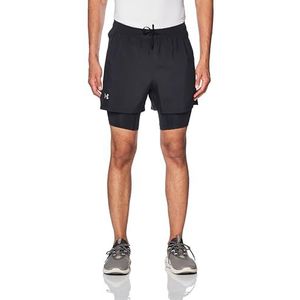 Under Armour UA Fly by 3'' Shorts, zwart/wit/reflecterend, 3XL, Zwart/Zwart/Reflecterend, S