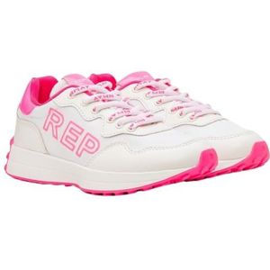 Replay SKYPE 2 Sneaker, 1471 White Fluo Fuxia, 36 EU, 1471 White Fluo Fuxia, 36 EU