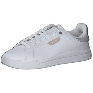 adidas Court Silk Sneakers dames, Ftwr White Ftwr White Taupe Met, 40 2/3 EU