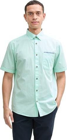 Overhemd - Effen - Katoen - Regular Fit - Kwartmouw - Kentkraag