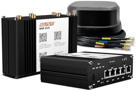 Selfsat - MWR 5540 - WLAN Router - Zwart - Tot 2,6 Gbps