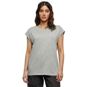 Urban Classics dames T-Shirt Ladies Extended Shoulder Tee, Grijs, XL