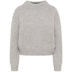 NALLY Gebreide damestrui 19025289-NA02, lichtgrijs, XL/XXL, lichtgrijs, XL/XXL