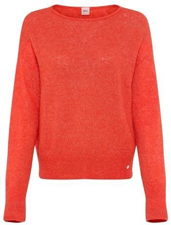 BRAX - Feel Good Style Lisa - Gebreide Damestrui - Mandarijn - Moderne Pasvorm