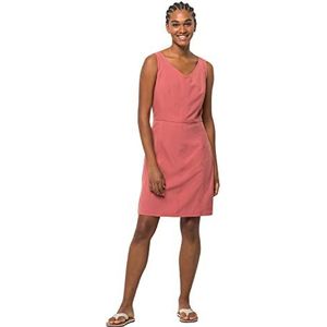 Jack Wolfskin dames costa calma dress Gekleed vrijetijdsjurk, Roze, XXL