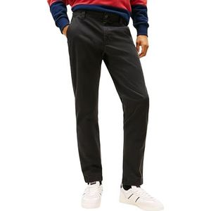Tommy Jeans Heren TJM Scanton Katoen Twill Chino DM0DM22404 Chino, zwart (zwart), 28W/30L, Zwart (zwart), 28W / 30L