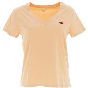 Levi's Perfect V-Neck T-shirt Vrouwen, Almond Cream, XXS
