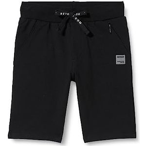 Retour Jeans Boys Shorts Maxim in The Color Black, zwart, 10-12 Jaren