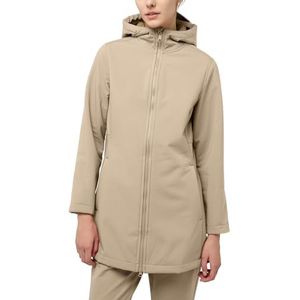Jack Wolfskin WINDLAND COAT W, softshelljas voor dames, anijs