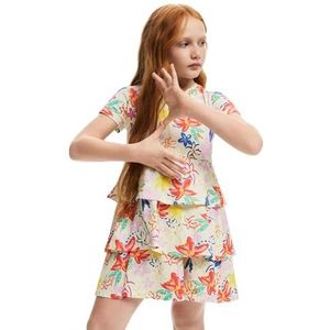 Desigual Vest_bloemenjurk voor meisjes, Materiaal afwerking, 10 Jaar