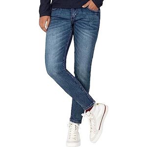 Timezone Slim Enyatz Jeans voor dames, Blue Steel Wash, 32W x 30L