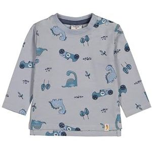 SALT AND PEPPER Jongens B.Boys Ls AOP Dino T-shirt set voor baby's en peuters, Ashley Blue., 62