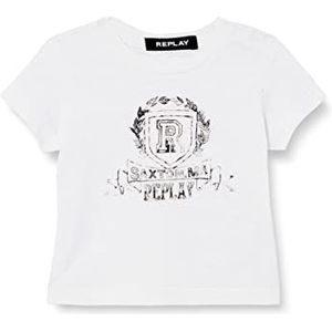 REPLAY Baby T-shirt, 001 wit, 6 Maanden