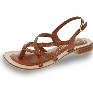 s.Oliver dames 28120 open sandalen, bruin cognac 305, 37 EU