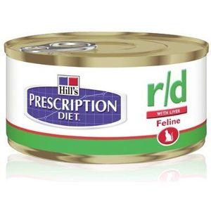 Hills recept dieet feline R/D (24 x 156 g)