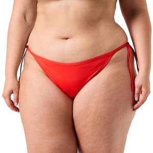 Tommy Jeans String Side Tie voor dames, Rood (Hot Heat Andere versie), XL