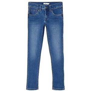 NAME IT Nkmrobin Dnmtax Pant Noos broek voor meisjes, blauw (medium blue denim), 98 cm