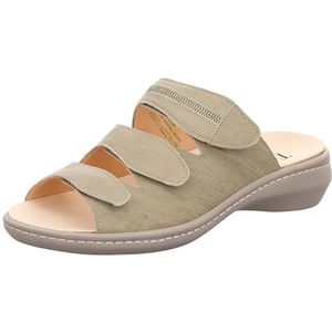 Think Camilla 7000 Damesslippers, chroomvrij, gelooid, duurzaam uitneembaar voetbed, maat 42 EU, sage combi 7000, 42 EU