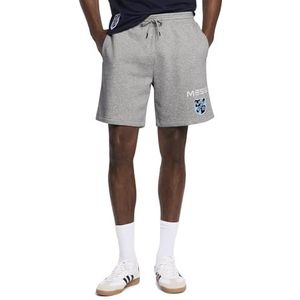 Messi Mens Fleece Shorts, Heather Grey, M