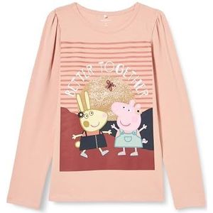 NAME IT NMFANNA PEPPAPIG LS TOP CPLG, Rose Smoke, 110 cm