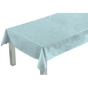 Comptoir du Linge CSI09008 vierkant tafelkleed, stof/polyester/katoen/teflon, hemelsblauw, 180 x 180 cm