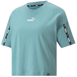 PUMA Dames Power Tape Cropped Tee Top