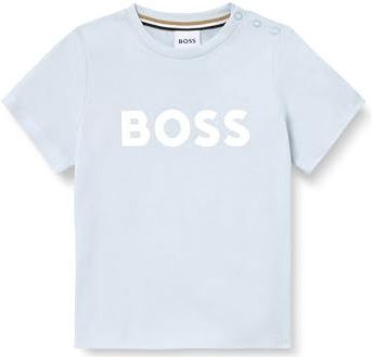 BOSS - J52712 - T-shirt - Glacier blauw - 100% Jersey Katoen