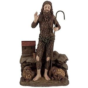 Figuur St. Onofre, handbeschilderd, hars, 20 cm