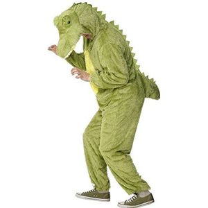 Smiffy's krokodil kostuum omvat Jumpsuit met capuchon