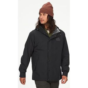 Marmot Heren 78 All Weather Parka, waterdichte regenjas, winddichte regenjas, ademend, opvouwbare hardshell windjack, ideaal voor fietsen & wandelen, zwart, M