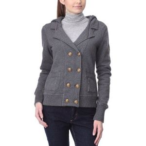 Replay Dames sweatblazer W3262 .000.20668, grijs (Dark Grey Melange M21), M