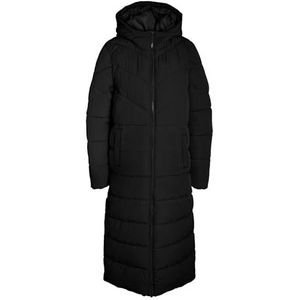Noisy may NMDALCON L/S X-Long Coat NOOS gewatteerde jas, zwart, L, zwart, L