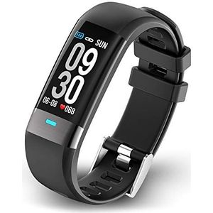 Promedix PR-650 Smartband Smartwatch Stappenteller Fitness & Sport Gezonde Levensstijl, Zwart, adjustable, Modern