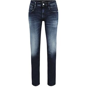 Replay Anbass Slim Fit Bio Herenjeans, donkerblauw 007-3, 27W / 32L