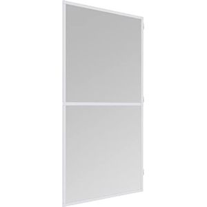 Windhager Bescherming tegen insecten basic framedeur, spanraamdeur, hordeur, zelfbouwpakket 100 x 210 cm, wit, 04506
