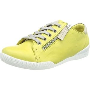 Andrea Conti Dames 347839 Sneaker, Limone/Silbergrau, 5 UK, Limone Silbergrau, 38 EU
