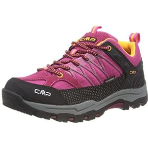 CMP Unisex Kids Rigel Low Trekking Shoe Wp Trekking- en wandelschoenen, rood, 25 EU