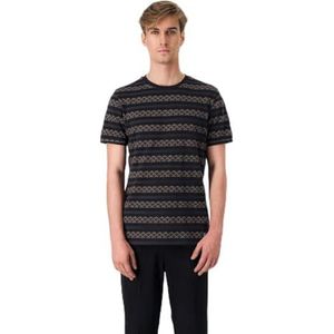 Teddy Smith T- James MC T-shirt voor heren, Houtskool, XS