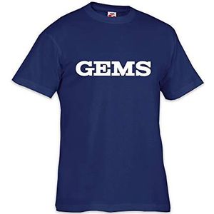 GEMS Promo T-shirt, uniseks, volwassenen