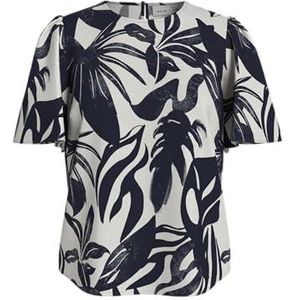 Vilisa O-Neck 2/4 Top/Dfs, navy blazer, 36