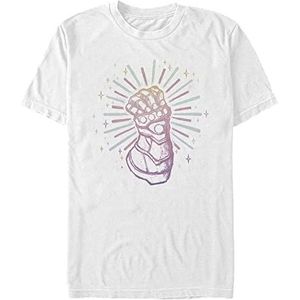 Marvel Avengers Classic - 80s Gauntlet Unisex Crew neck T-Shirt White L