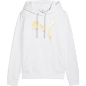 Sweater - Logoprint - Sweatstof - Glitterend - Normale Pasvorm