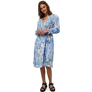 Minus Kathleen Casual jurk voor dames, Blue Bell Print, 34