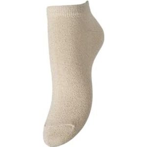 PIECES Pcsebby Glitter Sneaker Sock Bc Noos, berk, Eén Maat