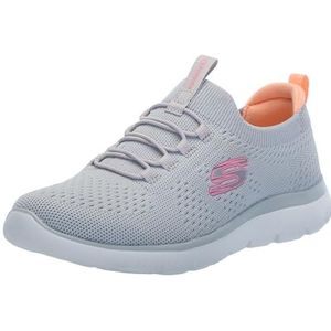 Skechers Women's Summits Sneaker, Grey/Multi=gymt, 9 Wide
